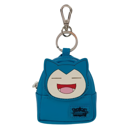 LOUNGEFLY POKEMON MYSTERY MINI ZAINO PORTACHIAVI CHARMANDER-PIKACHU-EEVEE-SQUIRTLE-BULBASUR-SNORLAX
