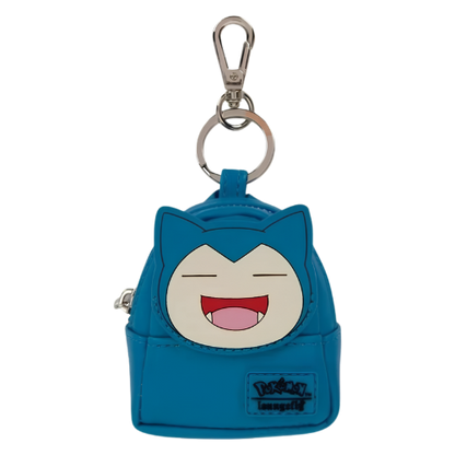 LOUNGEFLY POKEMON MYSTERY MINI ZAINO PORTACHIAVI CHARMANDER-PIKACHU-EEVEE-SQUIRTLE-BULBASUR-SNORLAX