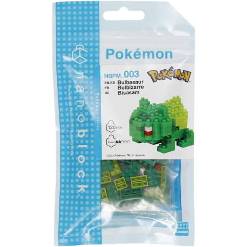 NANOBLOCK POKEMON GENGAR - BULBASAUR - MEWTWO - SNORLAX - CHARMANDER