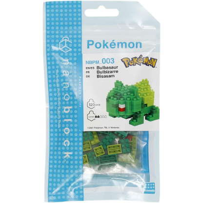 NANOBLOCK POKEMON GENGAR - BULBASAUR - MEWTWO - SNORLAX - CHARMANDER
