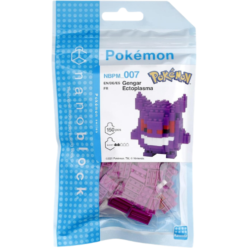NANOBLOCK POKEMON GENGAR - BULBASAUR - MEWTWO - SNORLAX - CHARMANDER
