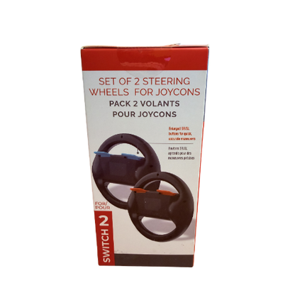 NINTENDO SWITCH 2 FREAKS & GEEKS SET OF 2 STEERING WHEELS FOR JOYCONS