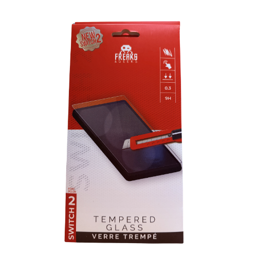 NINTENDO SWITCH 2 FREAKS & GEEKS TEMPERED GLASS
