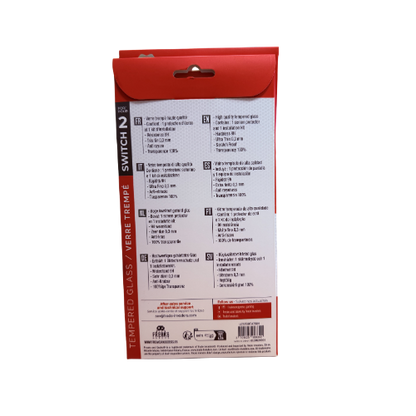 NINTENDO SWITCH 2 FREAKS & GEEKS TEMPERED GLASS