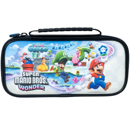 NINTENDO SWITCH GAME TRAVEL DELUXE TRAVEL CASE MARIO WONDER EDITION