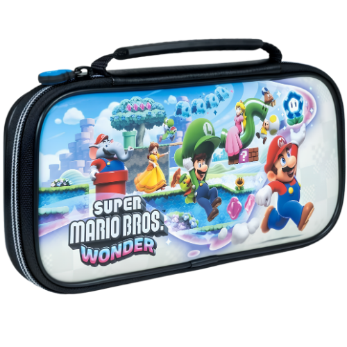 NINTENDO SWITCH GAME TRAVEL DELUXE TRAVEL CASE MARIO WONDER EDITION