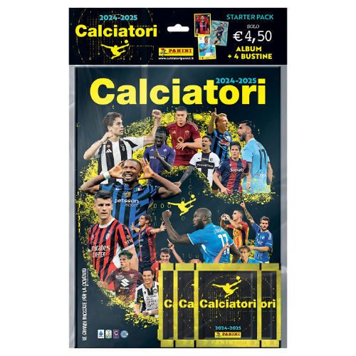 PANINI FIGURINE CACLIATORI 24-25