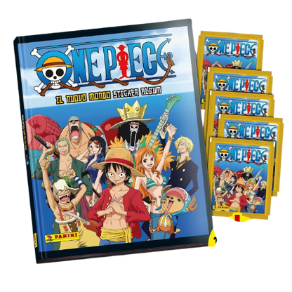 PANINI ONE PIECE STICKER ALBUM IL NUOVO MONDO