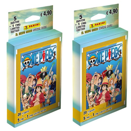 PANINI ONE PIECE STICKER PACK IL NUOVO MONDO