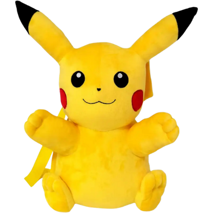 POKEMON ZAINO PELUCHE PIKACHU-CHARMANDER-SQUIRTLE-GENGAR
