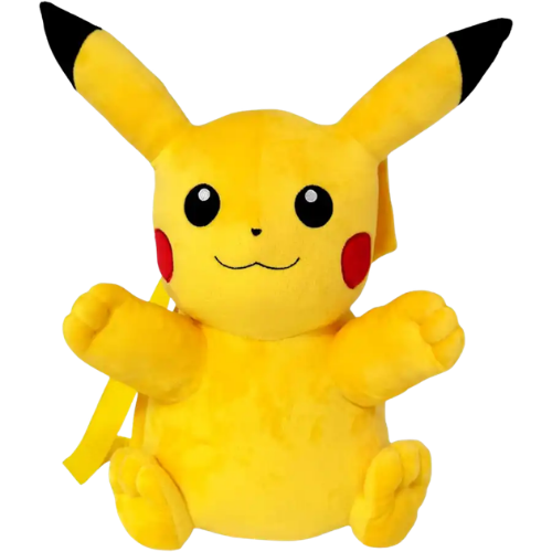 POKEMON ZAINO PELUCHE PIKACHU-CHARMANDER-SQUIRTLE-GENGAR