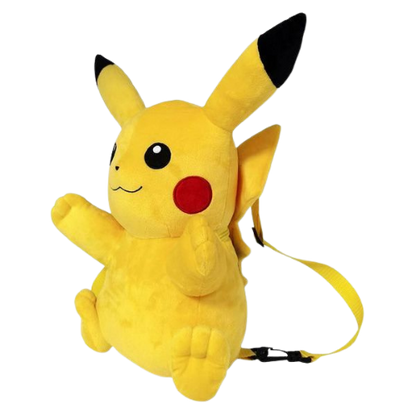 POKEMON ZAINO PELUCHE PIKACHU-CHARMANDER-SQUIRTLE-GENGAR