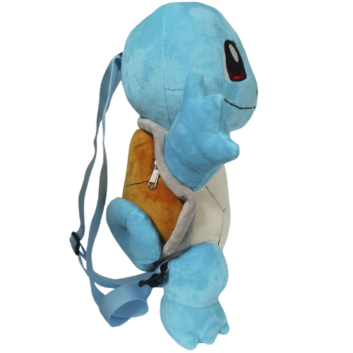POKEMON ZAINO PELUCHE PIKACHU-CHARMANDER-SQUIRTLE-GENGAR