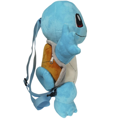 POKEMON ZAINO PELUCHE PIKACHU-CHARMANDER-SQUIRTLE-GENGAR