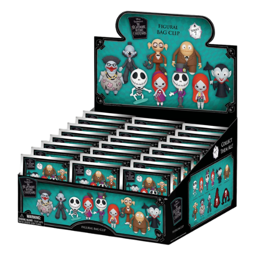 PORTACHIAVI DISNEY NIGHTMARE BEFORE CHRISTMAS COLLECTORS KEYRING IN GOMMA RESISTENTE