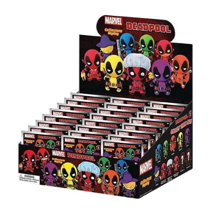 PORTACHIAVI MARVEL DEADPOOL COLLECTORS KEYRING IN GOMMA RESISTENTE